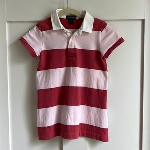 Crewcuts Red and Pink Collared Polo Dress